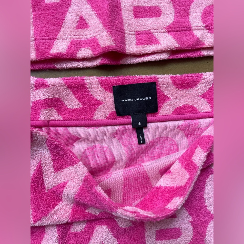 Marc Jacobs Pink Logo Knit Polo Set - Picture 3 of 5